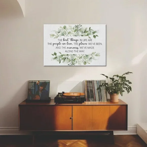 Inspirational The Best Things Quotes Canvas Wall Art Prints Decor for Home Bathr